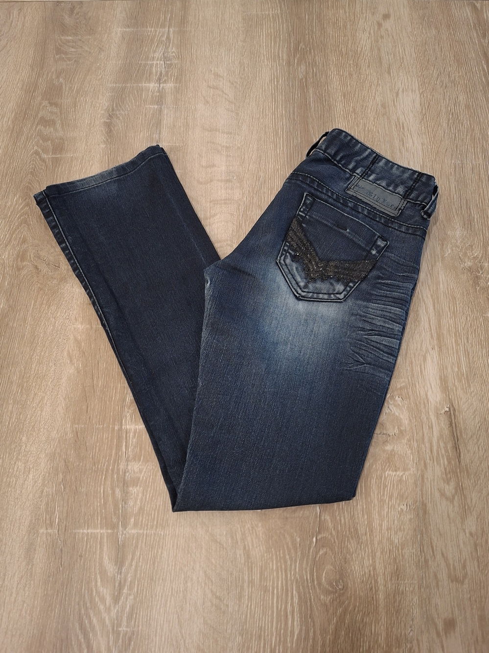 G by Guess Elliot Straight Leg Jeans Women's 25 Dark Indigo *496*